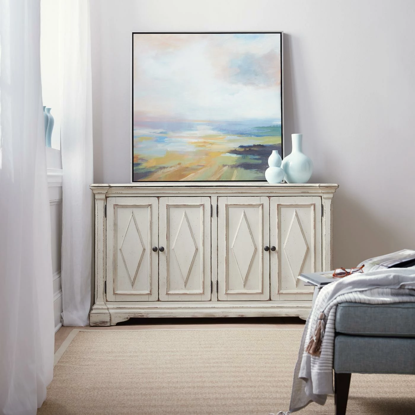 Wholesale π Assembly Required Accent Cabinets & Decorative Chests Hooker Furniture Four-Door Cabinet β