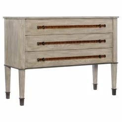 Promo 😀 Fully Assembled Accent Cabinets & Decorative Chests Hooker Furniture Melange Micah 3 Drawer Accent Chest 🎁