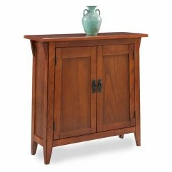 Deals 👍 Assembly Required Accent Cabinets & Decorative Chests Leick Home Russet Mission Hall Stand 🤩