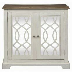 Top 10 ✨ Fully Assembled Accent Cabinets & Decorative Chests Liberty Furniture Industries Emory 2 Door Mirrored Accent Cabinet ✔️