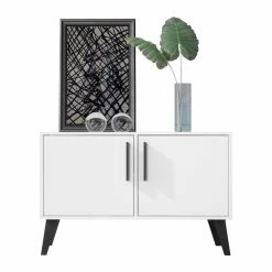 Flash Sale ๐งจ Assembly Required Accent Cabinets & Decorative Chests Manhattan Comfort Amsterdam Mid-Century/Modern 2 Door Accent Chest ๐