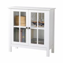 Best Sale ✨ OS Home And Office Furniture Assembly Required Accent Cabinets & Decorative Chests Os Home And Office Glass Door Accent And Display Cabinet ❤️