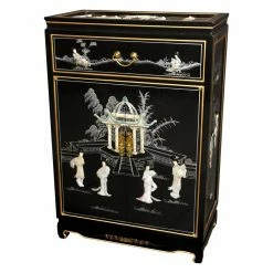 Promo 👍 Fully Assembled Accent Cabinets & Decorative Chests Oriental Furniture 👩 Mother Of Pearl Decorative Chest 😉