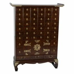 Promo ❤️ Fully Assembled Accent Cabinets & Decorative Chests Oriental Furniture Korean 49 Drawer Apothecary Chest ❤️