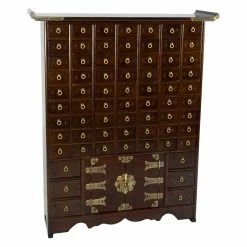 Buy 😀 Fully Assembled Accent Cabinets & Decorative Chests Oriental Furniture Korean 69 Drawer Apothecary Chest 🌟