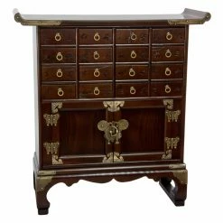 Top 10 🌟 Fully Assembled Accent Cabinets & Decorative Chests Oriental Furniture Korean 16 Drawer Medicine Chest ⭐