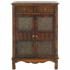 New 🌟 Fully Assembled Accent Cabinets & Decorative Chests Safavieh Herbert Chest - Dark Brown 🎁