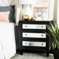 Cheap ✔️ Assembly Required Accent Cabinets & Decorative Chests Safavieh Marlon 3 Drawer Chest ✔️