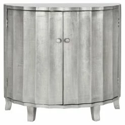 Best Pirce ✨ Assembly Required Accent Cabinets & Decorative Chests Safavieh Rutherford Demilune Cabinet 🌟