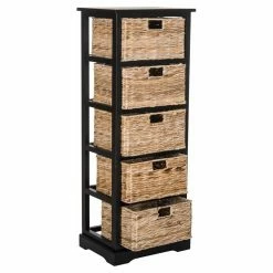 Cheap ⌛ Fully Assembled Accent Cabinets & Decorative Chests Safavieh Vedette Storage Tower 👍
