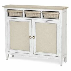 Best Pirce 🌟 Some Assembly Required Accent Cabinets & Decorative Chests Sea Winds Captiva Island Entry Cabinet With Baskets ✨