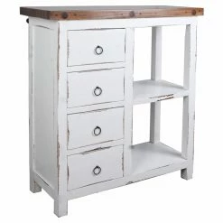 Wholesale 🌟 Fully Assembled Accent Cabinets & Decorative Chests Sunset Trading Shabby Chic Cottage Basket Storage Cabinet 🔥