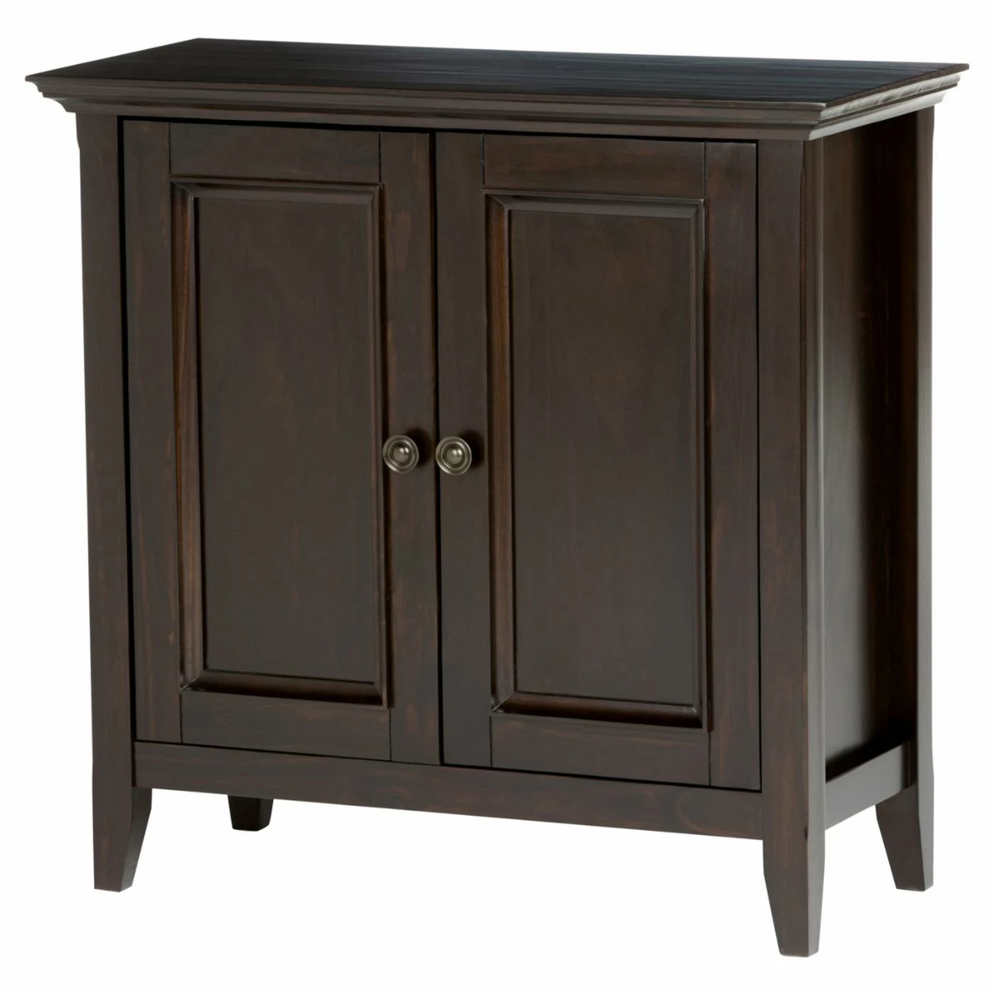 Cheapest 👍 Brooklyn & Max Assembly Required Accent Cabinets & Decorative Chests Brooklyn + Max Washington Pine Wood 2 Door Storage Cabinet 😀