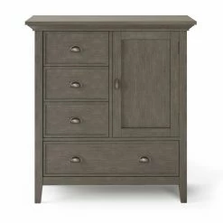 Brand new 🌟 Brooklyn & Max Wood Accent Cabinets & Decorative Chests Brooklyn & Max Stanwick 4 Drawer 1 Door Accent Cabinet 🔔