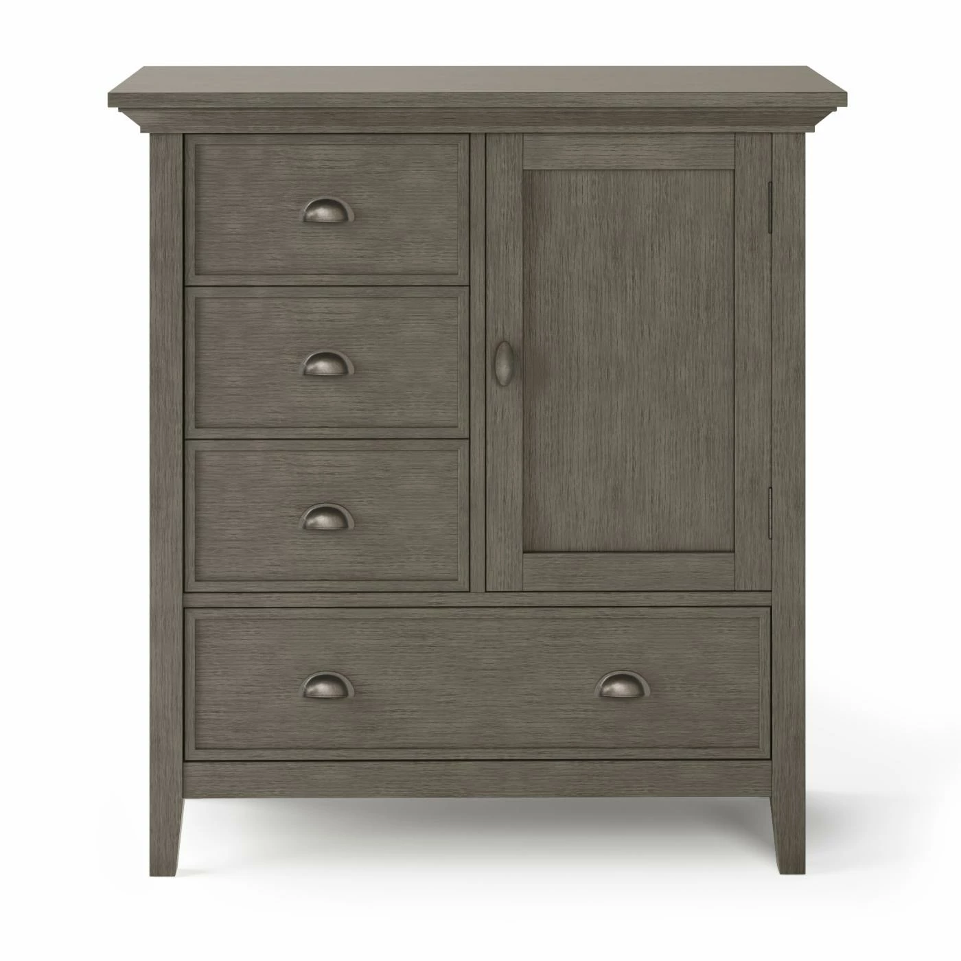 Brand new ๐ Brooklyn & Max Wood Accent Cabinets & Decorative Chests Brooklyn & Max Stanwick 4 Drawer 1 Door Accent Cabinet ๐