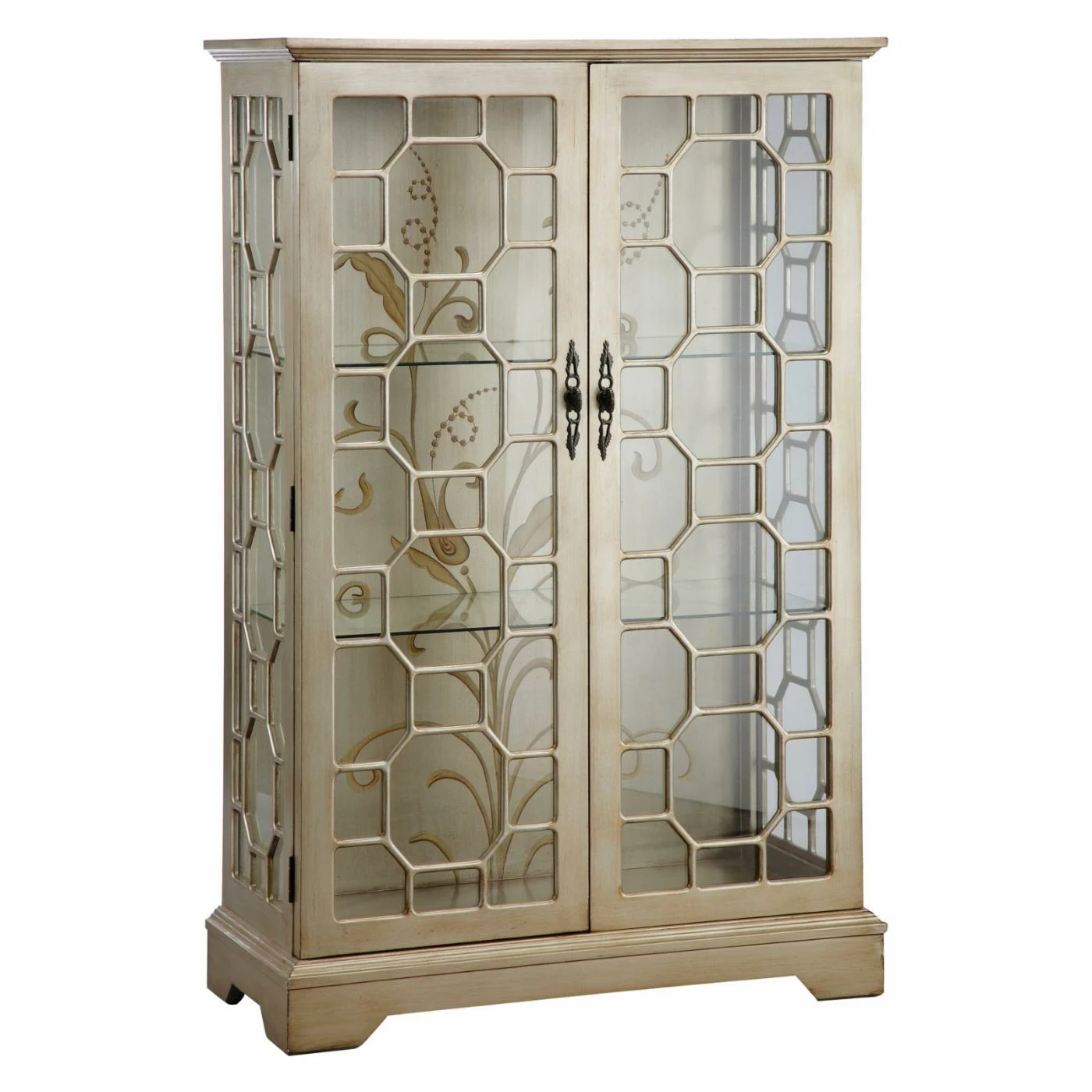 Discount ๐ Assembly Required Accent Cabinets & Decorative Chests Stein World Diana Two Door Display Cabinet โค๏ธ