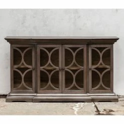 Cheap 👏 Assembly Required Accent Cabinets & Decorative Chests Uttermost Belino Wooden 4 Door Chest 🛒