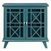 Deals 🔥 Assembly Required Accent Cabinets & Decorative Chests Walker Edison Gwen Fretwork Accent Console ✨