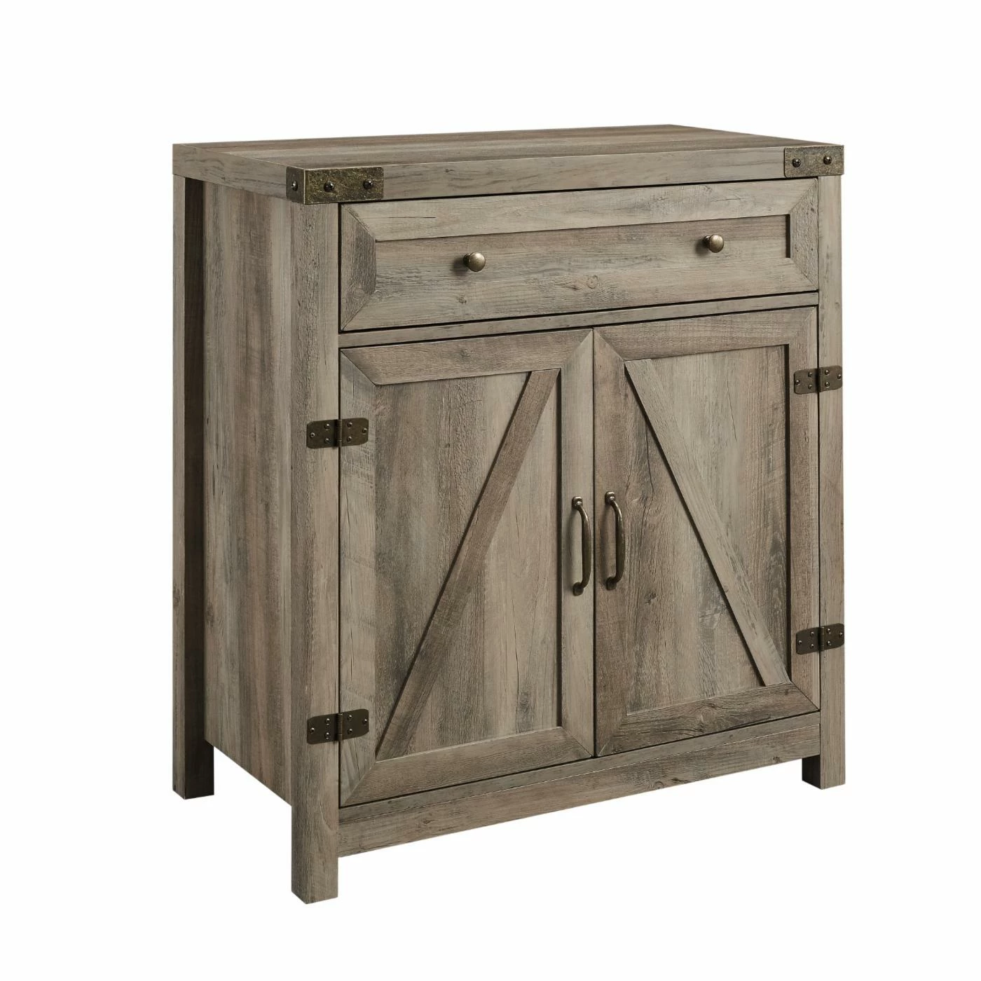 Wholesale π Assembly Required Accent Cabinets & Decorative Chests Manor Park Farmhouse Barn Door Accent Cabinet βοΈ