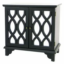 Coupon 🛒 Wayborn Fully Assembled Accent Cabinets & Decorative Chests Tanner Double Door Mirror Cabinet 🎁