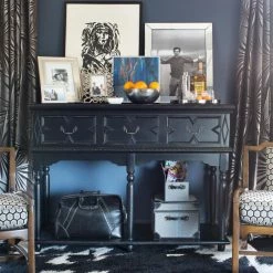 New 🔔 Wayborn Wood Accent Cabinets & Decorative Chests Biglot Console Buffet Table 💯