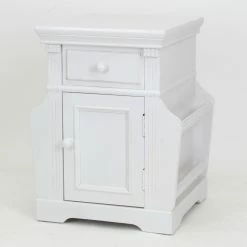 Hot Sale ✨ Fully Assembled Accent Cabinets & Decorative Chests Wayborn Euphonious White Magazine Cabinet 🌟