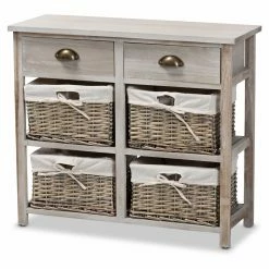 Brand new 🛒 Baxon Studio Wood Accent Cabinets & Decorative Chests Baxton Studio Vella Storage Unit 👏