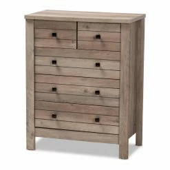 Flash Sale ⌛ Baxon Studio Assembly Required Accent Cabinets & Decorative Chests Baxton Studio Derek Chest 🛒