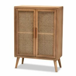 Cheap 🥰 Baxon Studio Fully Assembled Accent Cabinets & Decorative Chests Baxton Studio Alina Storage Cabinet ❤️