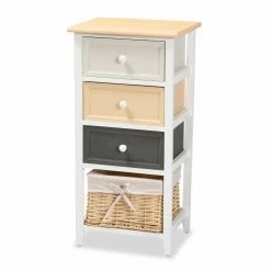 Deals 🛒 Baxon Studio Wood Accent Cabinets & Decorative Chests Baxton Studio Adonis Storage Unit 🌟