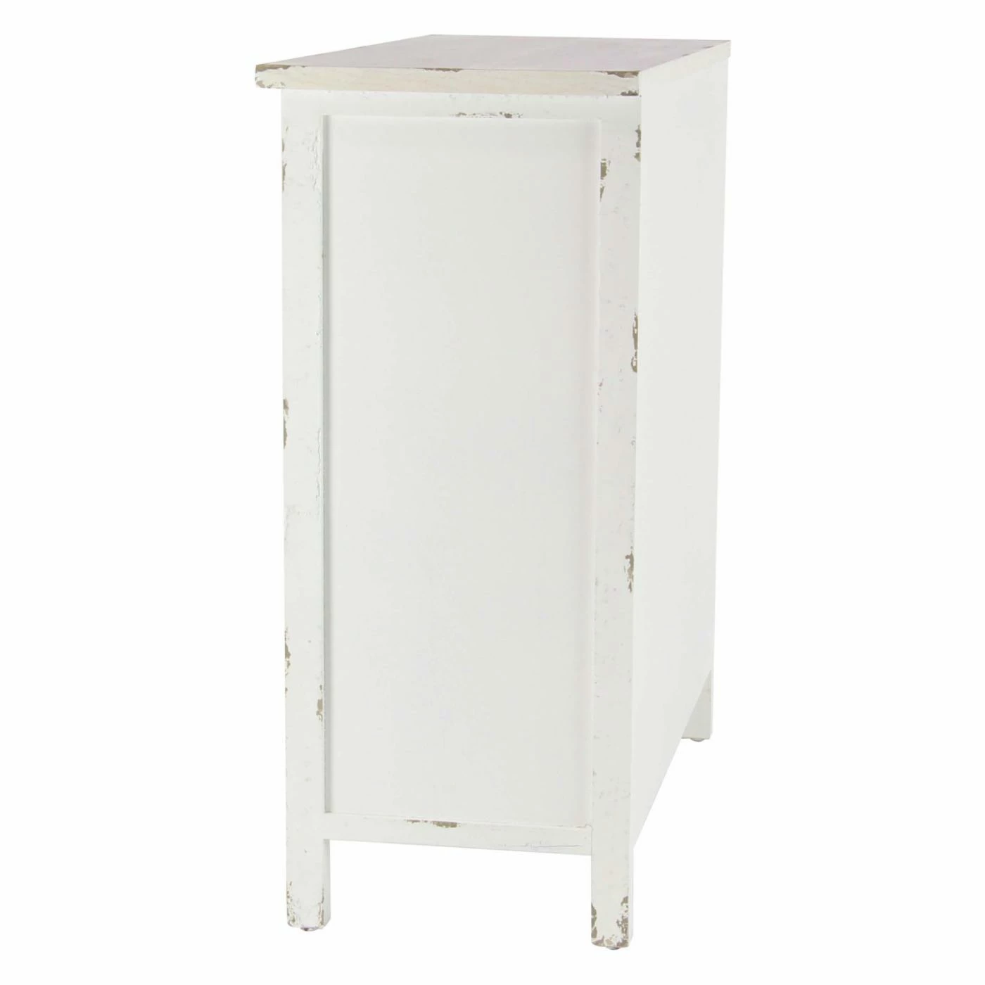 Flash Sale ✨ Fully Assembled Accent Cabinets & Decorative Chests DecMode Coastal Wooden Chest With Oar Handles ⌛ - Image 5