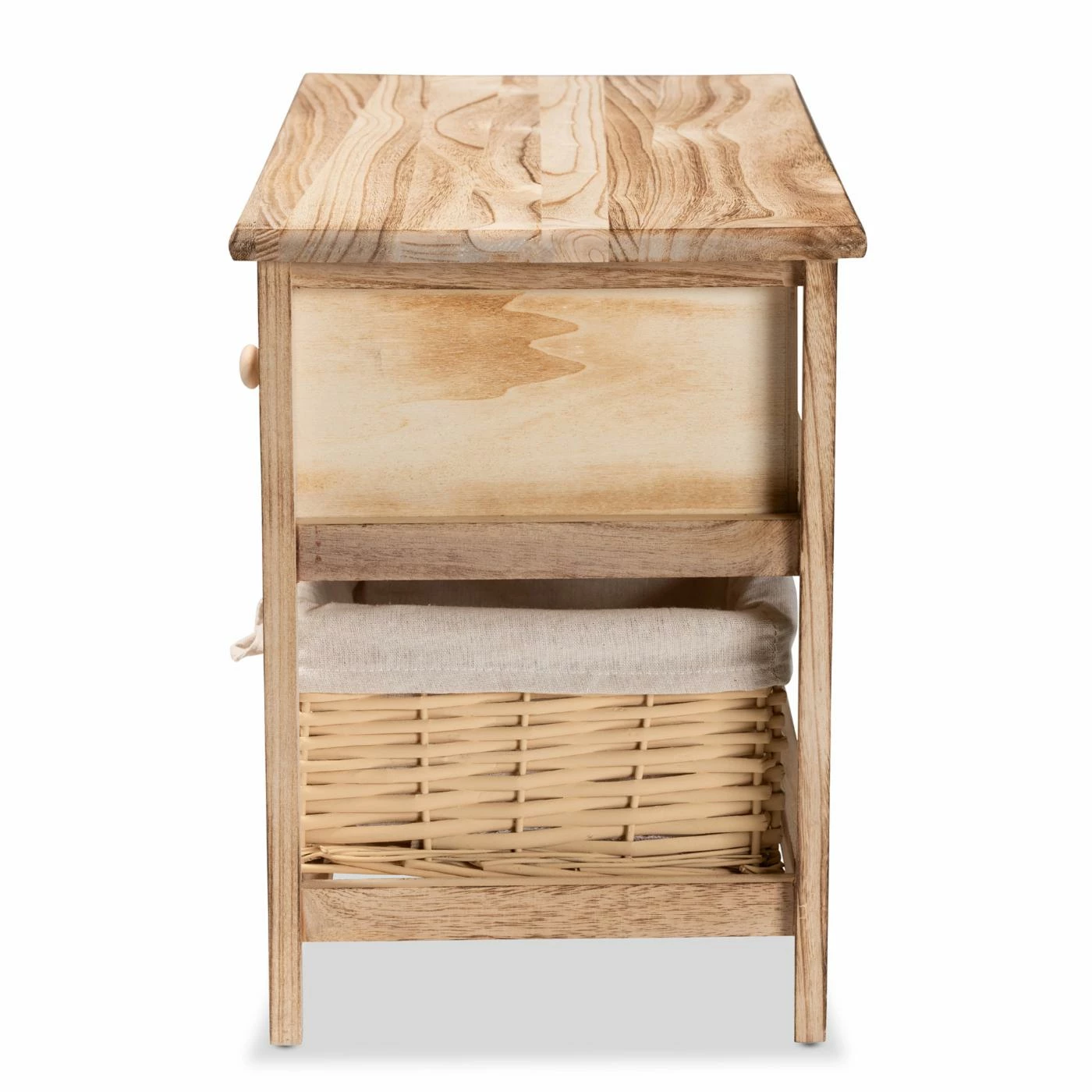 New βοΈ Baxon Studio Fully Assembled Accent Cabinets & Decorative Chests Baxton Studio Kenwood Storage Unit π₯° - Image 5